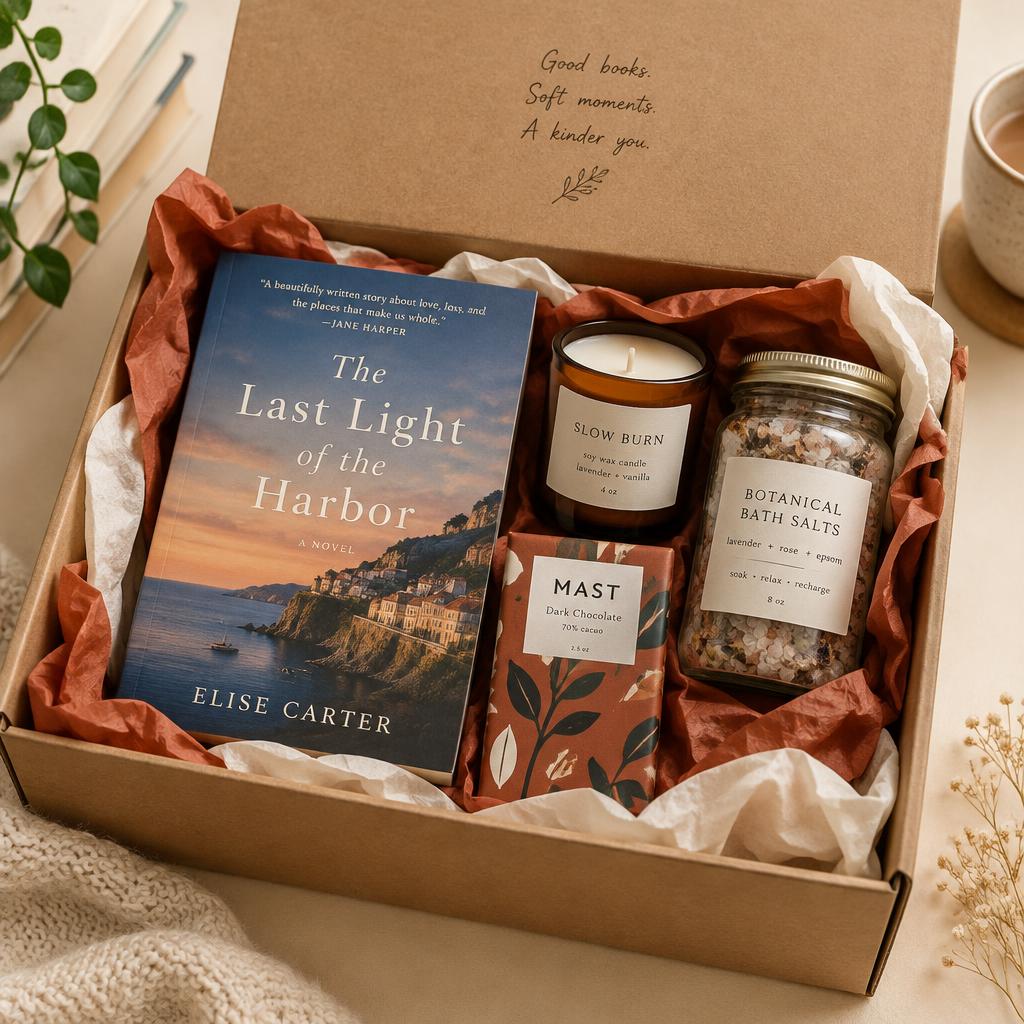 scoop mixed bookish self care product photo